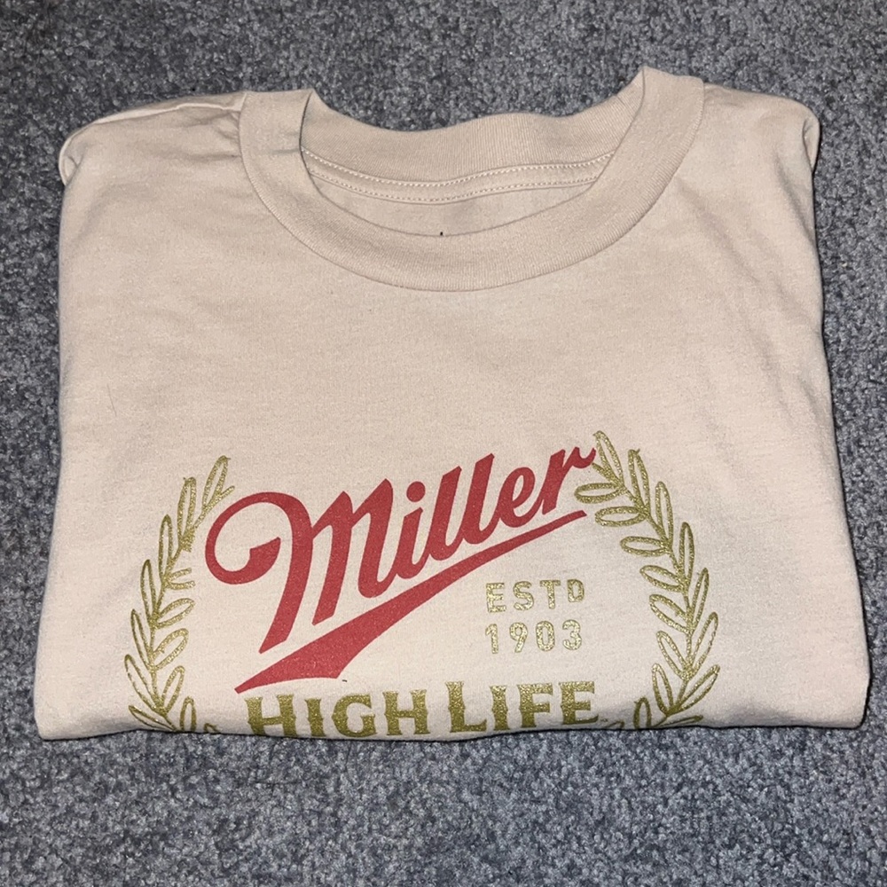 MILLER HIGH LIFE CROP TOP